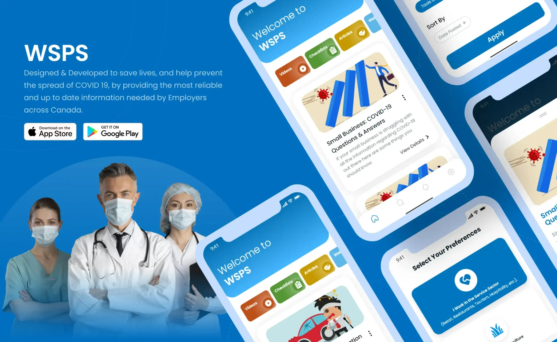 Workplace safety mobile application for COVID-19 resources, compliance guidance, and employee information management
