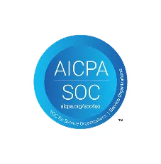 AICPA SOC certified security, availability, and compliance assurance badge